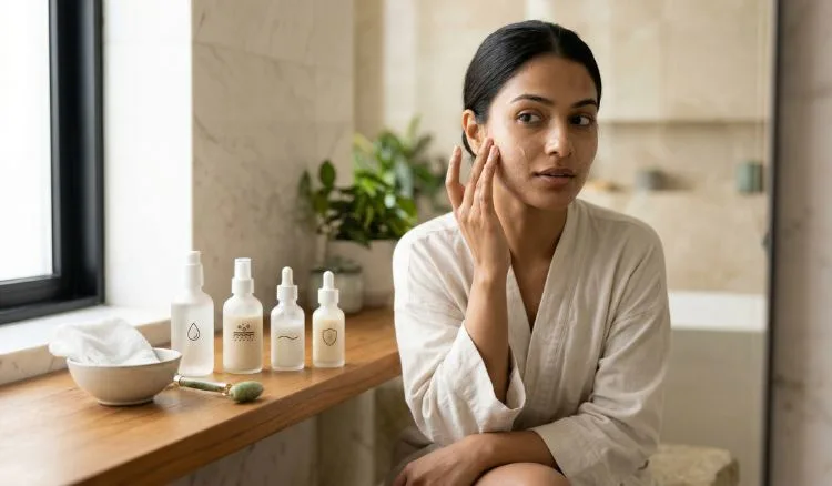 Skincare routine to improve skin texture at home Skincare routine to improve skin texture at home