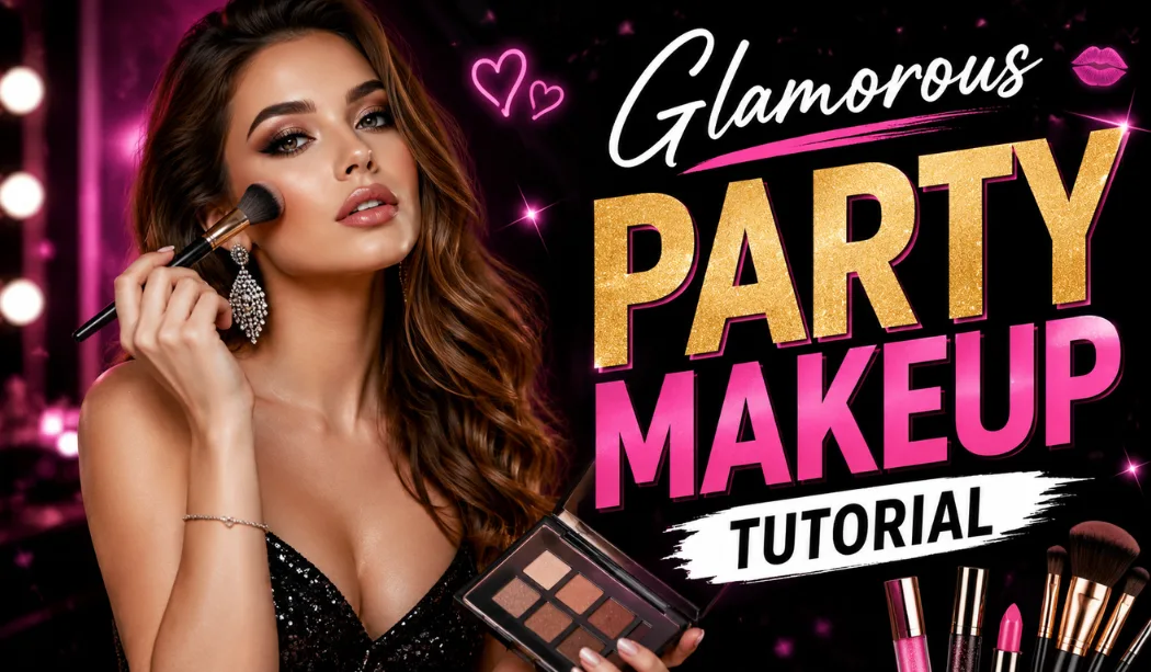 Step-by-Step Glamorous Party Makeup Tutorial for Beginners
