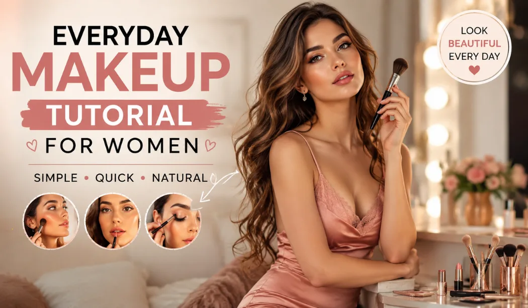 Everyday Makeup Tutorial For Women: Easy 10-Minute Routine
