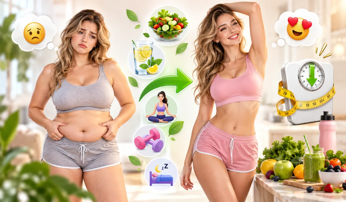 Natural weight loss tips at home without exercise