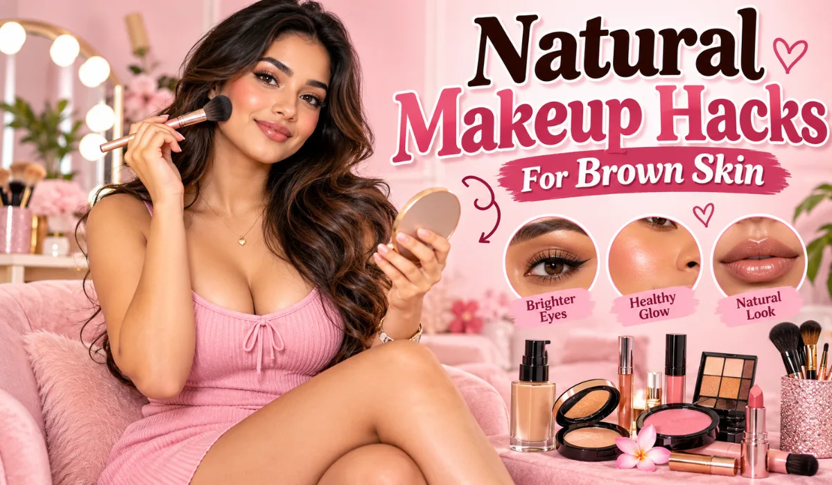 10 Best Natural Makeup Hacks For Brown Skin for an
